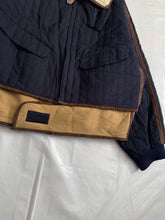Load image into Gallery viewer, 1990s Armani Quilted B-3 Jacket with Sherpa Lined Collar and Extended Hem - Size XL