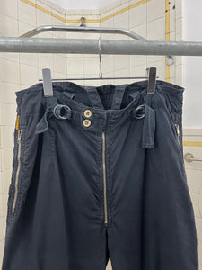 1990s Armani Flight Pants with Zippered Hems - Size L