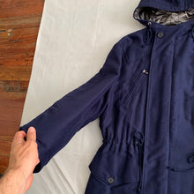 Load image into Gallery viewer, 1990s Katharine Hamnett Navy Parka - Size M