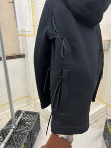 1990s Ryuichiro Shimazaki Wool 9 Pocket Hooded Jacket - Size M