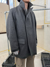 Load image into Gallery viewer, Late 1990s Mandarina Duck Rubberized Cuff and Hem Peacoat - Size L