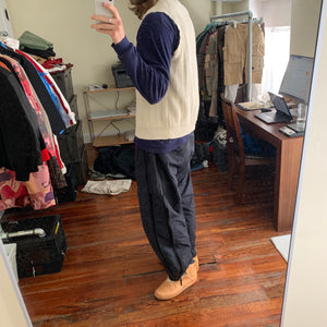 ss1996 Yohji Yamamoto Ivory Knitted Vest - Size M
