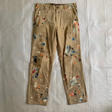 Load image into Gallery viewer, 2011 CDGH Khaki Paint Splatter Pants - Size M
