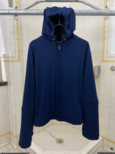 Load image into Gallery viewer, Late 1990s Mandarina Duck Navy Wide &amp; Crop Jersey Hoodie - Size L