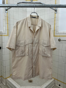 1980s Issey Miyake 3D Front Pocket Safari Shirt - Size M