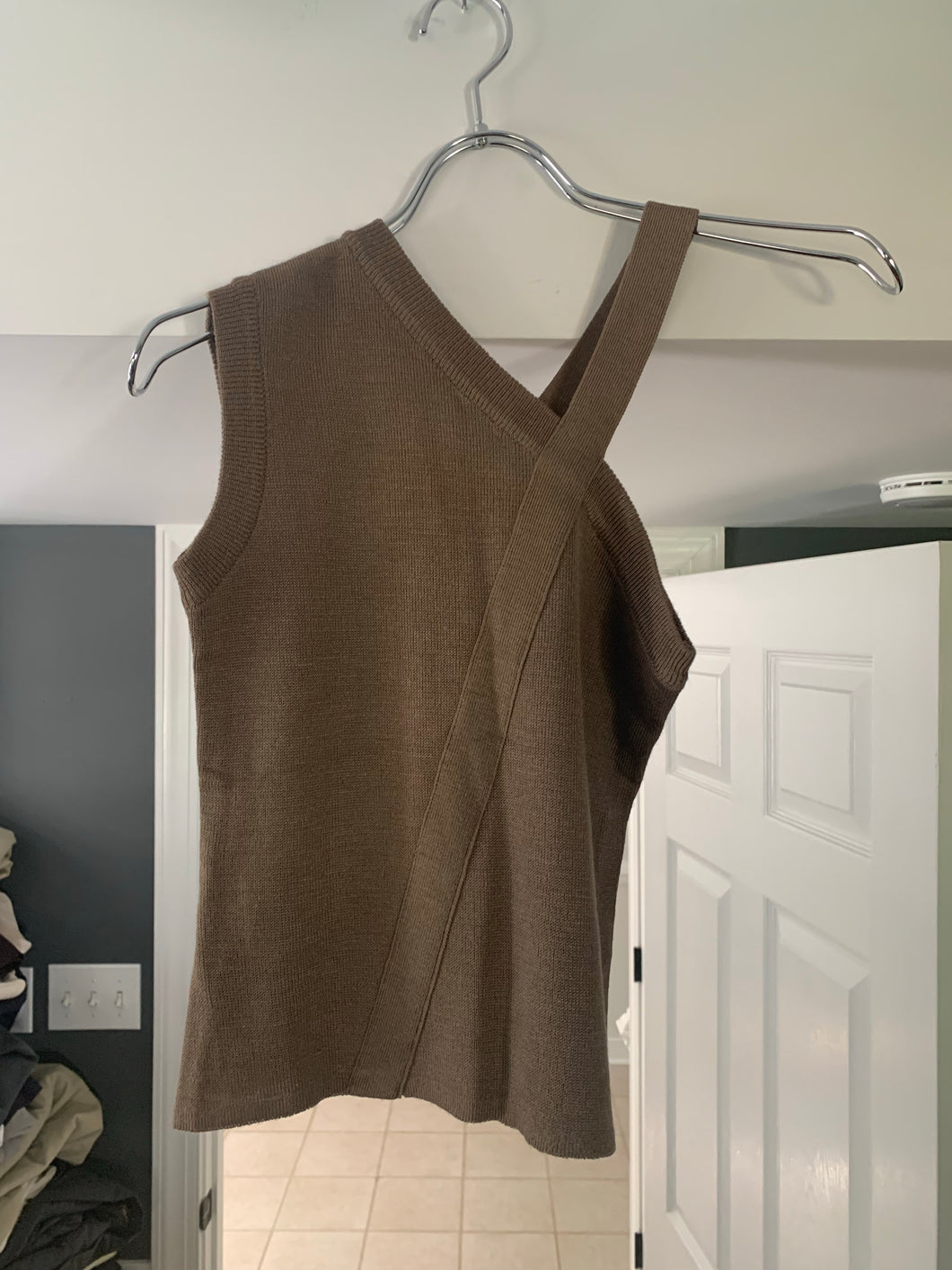 1990s Joe Casely Hayford Asymmetrical Knitted Vest - Size S