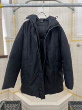 Load image into Gallery viewer, Late 1990s Mandarina Duck Black Hooded Down Parachute Parka - Size L