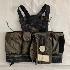 1980s Vintage Yoshida & Co Luggage label Modular Harness Vest by Koichi Yamaguchi - Size OS