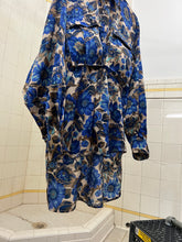 Load image into Gallery viewer, 1980s Katharine Hamnett Oversized Floral Cargo Pocket Shirt - Size OS
