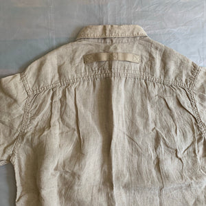 ss2007 CDGH Linen Cargo Pocket Shirt - Size M