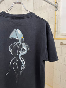 2000s Oakley Software Industrial Squid Print Tee - Size L