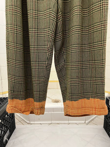 aw1993 CDGH+ Loose Pajama Trousers with Bleach Dipped Hems - Size L