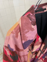 Load image into Gallery viewer, aw1997 Yohji Yamamoto Polyurethane Coated Abstract Print Trench Coat - Size OS