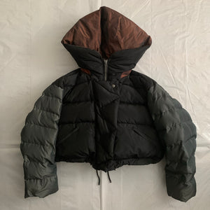 aw1993 Issey Miyake Super High Neck Cropped Puffer Jacket - Size M