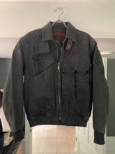 Load image into Gallery viewer, 1980s Katharine Hamnett Washed Blacked Cargo Bomber - Size M