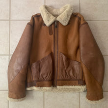 Load image into Gallery viewer, 1990s Armani B-3 Shearling Military Jacket - Size XL