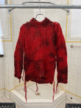 Load image into Gallery viewer, aw2006 Junya Watanabe Destroyed Red Mohair Knit - Size S