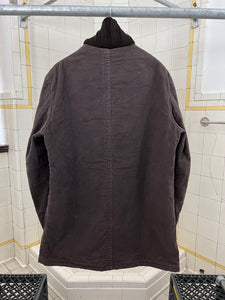 2000s Mandarina Duck Long Moleskin Chore Coat - Size L