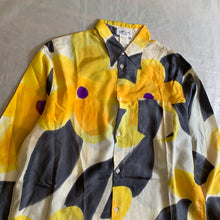 Load image into Gallery viewer, ss1991 Yohji Yamamoto Daisy Dyed Silk Shirt - Size M