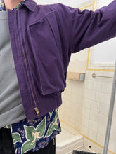 Load image into Gallery viewer, 1980s Katharine Hamnett Purple Cargo Bomber - Size OS