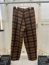 Load image into Gallery viewer, 1980s Armani Earth Toned Plaid Trousers - Size M