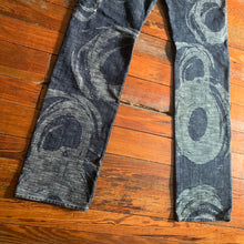 Load image into Gallery viewer, aw2012 Issey Miyake APOC Abstract Circle Graphic Denim - Size M