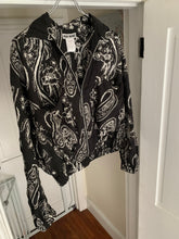 Load image into Gallery viewer, ss1996 Issey Miyake Light Cropped Paisley Jacket with Layered Pocket Details - Size M