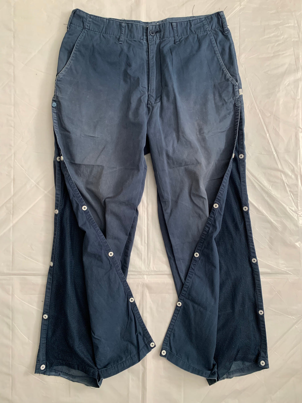 2000s Goodenough Ventilated Mesh Side Snap Seam Pants - Size S