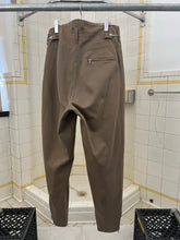 Load image into Gallery viewer, 1980s Katharine Hamnett Twill Khaki Baggy Trousers with Waist Synch and Tapered Cuff - Size L