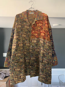 aw1994 Issey Miyake Woven Tapestry Patchwork Jacket - Size XL
