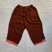 Load image into Gallery viewer, aw1993 CDGH+ Maroon Bleach Dyed Sweatpants - Size M