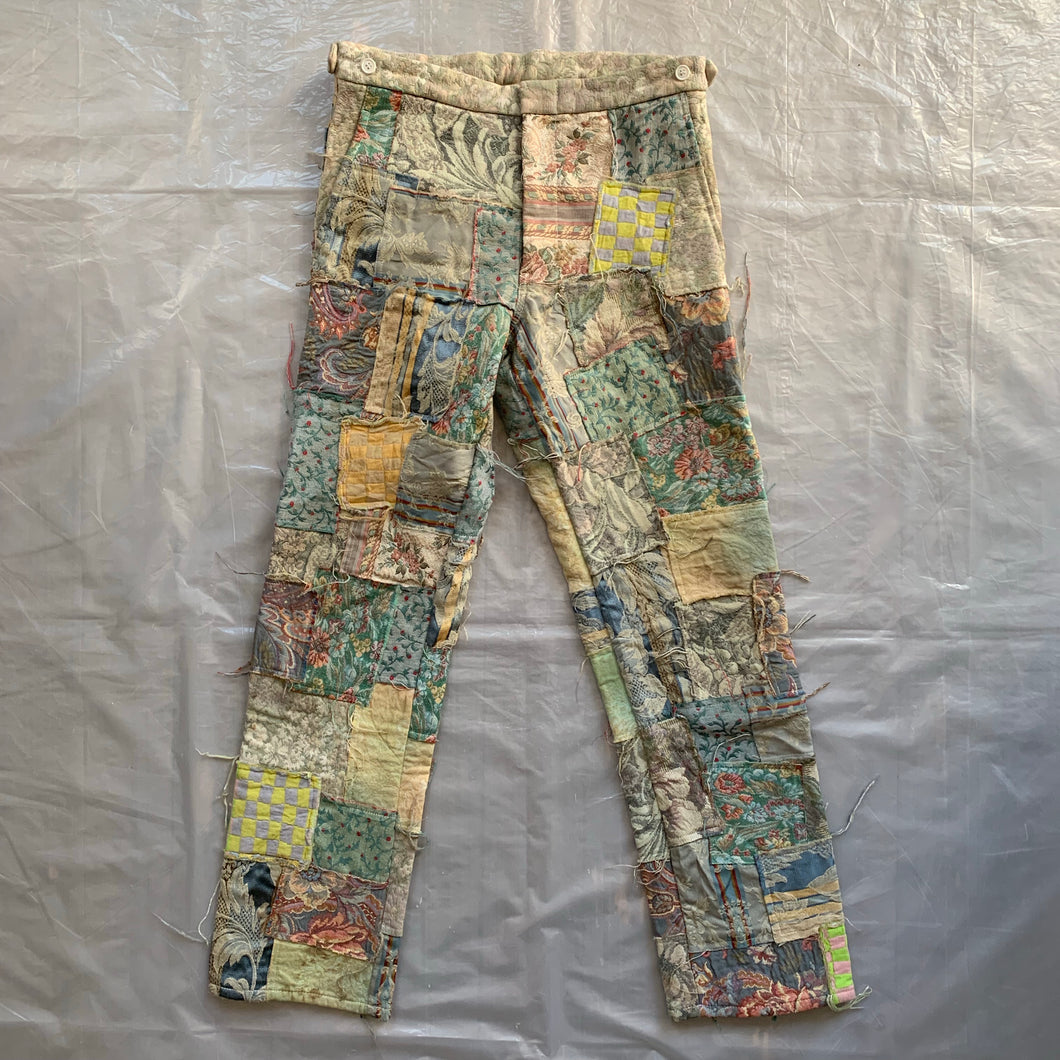 ss2000 CDGH+ Gobelin Tapestry Patchwork Pants - Size S