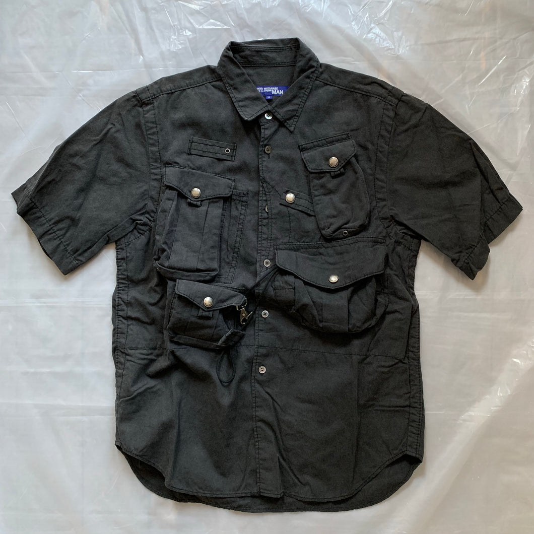 ss2005 Junya Watanabe Cotton Fisherman Cargo Shirt - Size M (Black)
