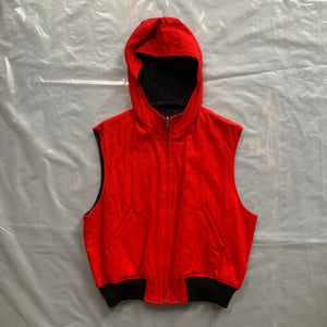 1989 CDGH+ Reversible Hooded Vest - Size M